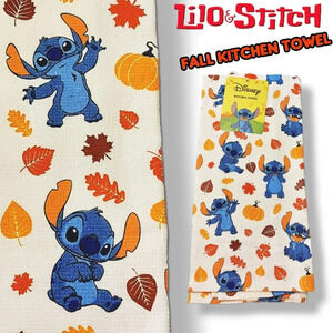 Lilo & Stitch Fall Kitchen Towel - Autumn Decor